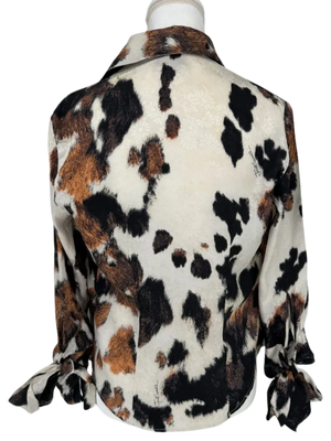 Cavalli Animal Print Blouse