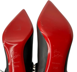 Christian Louboutin - Capaboot 85mm Spiked Napa Stiletto Ankle Boot Sz. 39.5