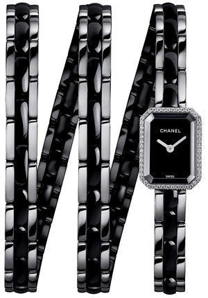 Chanel Première 18K White Gold Diamond Bezel Triple Wrap Watch Ref. O.N. 39306 w/ Box