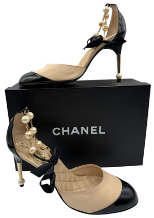 Chanel heels with pearls - Size 40 - NEW