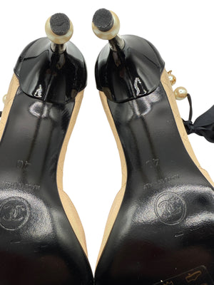 Chanel heels with pearls - Size 40 - NEW
