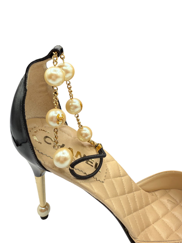 Chanel heels with pearls - Size 40 - NEW