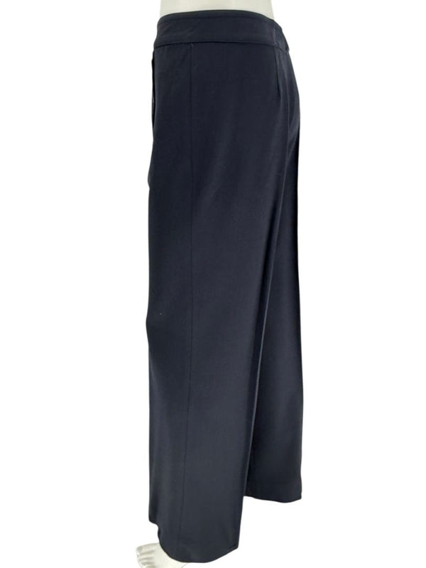 Michael Kors Nautical Button-Front Wide-Leg Trousers – Size 12