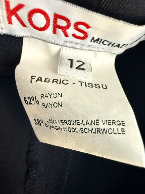 Michael Kors Nautical Button-Front Wide-Leg Trousers – Size 12