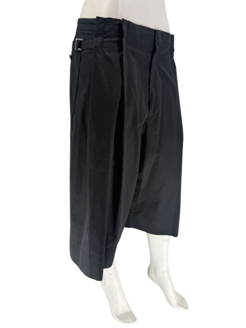 Lanvin Wide-Leg Long Shorts (Culotte Style) – Size FR 48