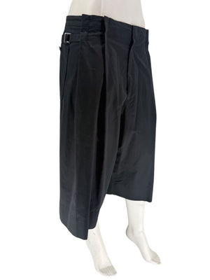 Lanvin Wide-Leg Long Shorts (Culotte Style) – Size FR 48