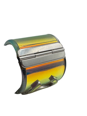 Chanel Multicolor Hologram Lucite CC Cuff – Spring 2012