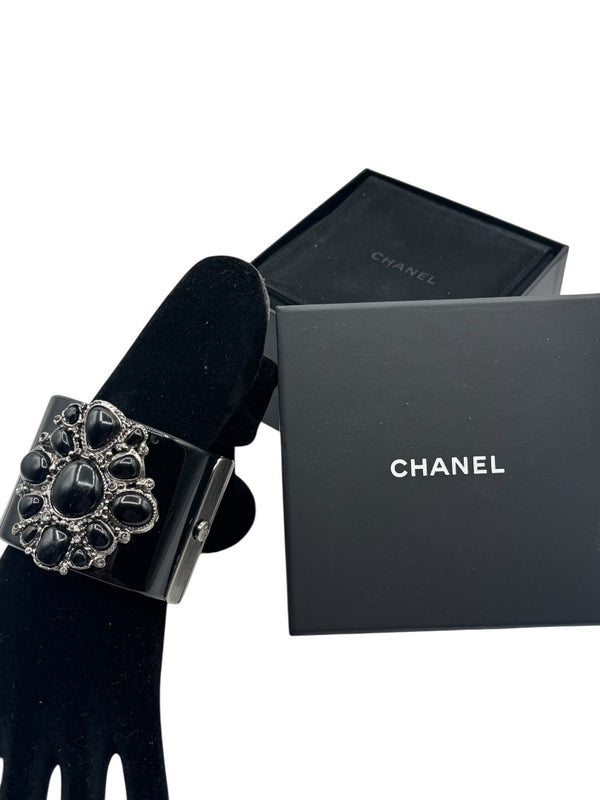 Chanel Black Gripoix Cuff Bracelet – Spring 2009