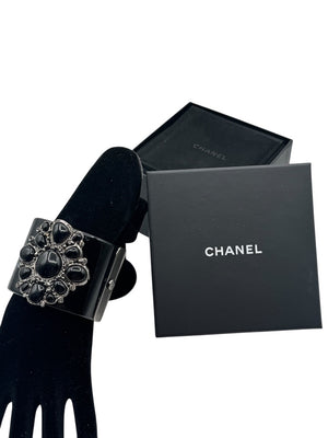 Chanel Black Gripoix Cuff Bracelet – Spring 2009