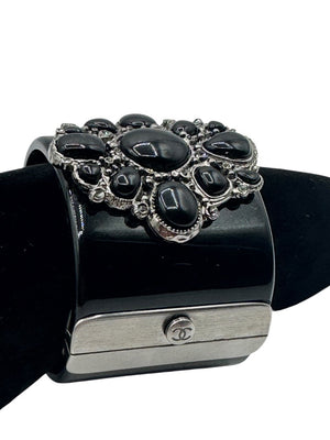 Chanel Black Gripoix Cuff Bracelet – Spring 2009