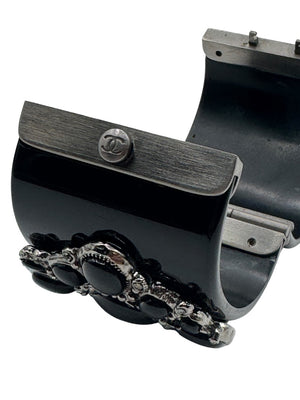 Chanel Black Gripoix Cuff Bracelet – Spring 2009
