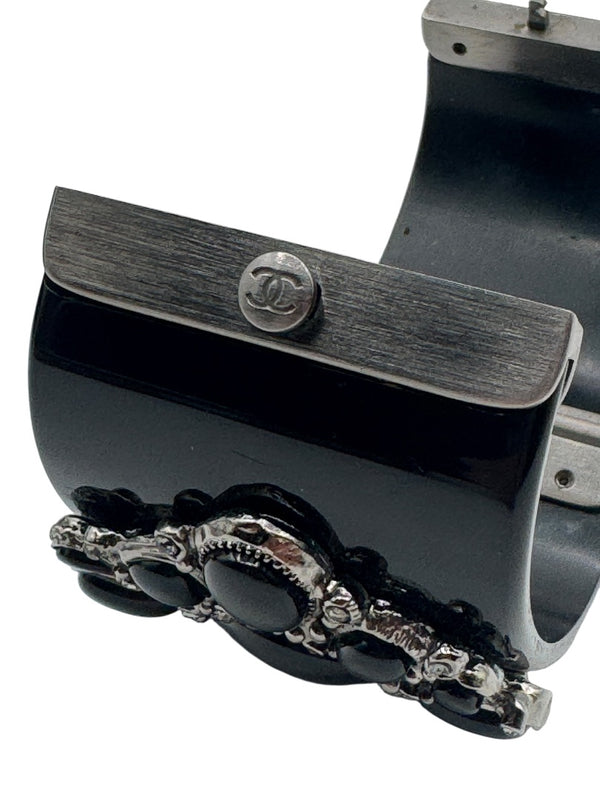 Chanel Black Gripoix Cuff Bracelet – Spring 2009