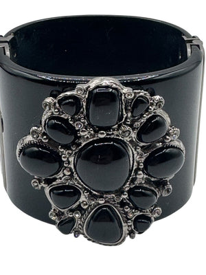 Chanel Black Gripoix Cuff Bracelet – Spring 2009