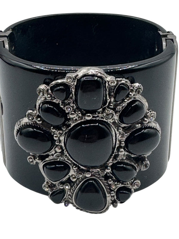 Chanel Black Gripoix Cuff Bracelet – Spring 2009