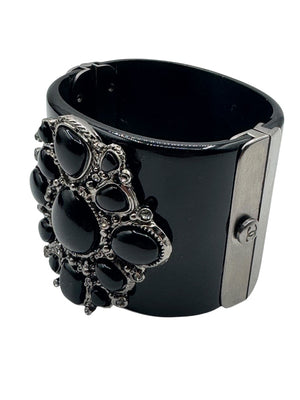 Chanel Black Gripoix Cuff Bracelet – Spring 2009
