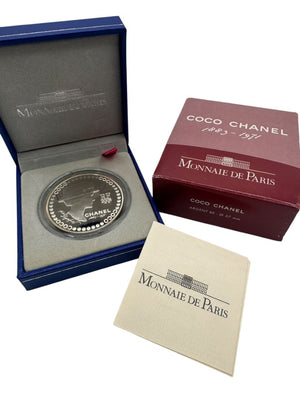 Monnaie de Paris 2008 Coco Chanel 5 Euro Silver Proof Coin – 125th Anniversary