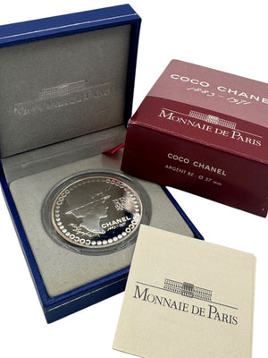 Monnaie de Paris 2008 Coco Chanel 5 Euro Silver Proof Coin – 125th Anniversary