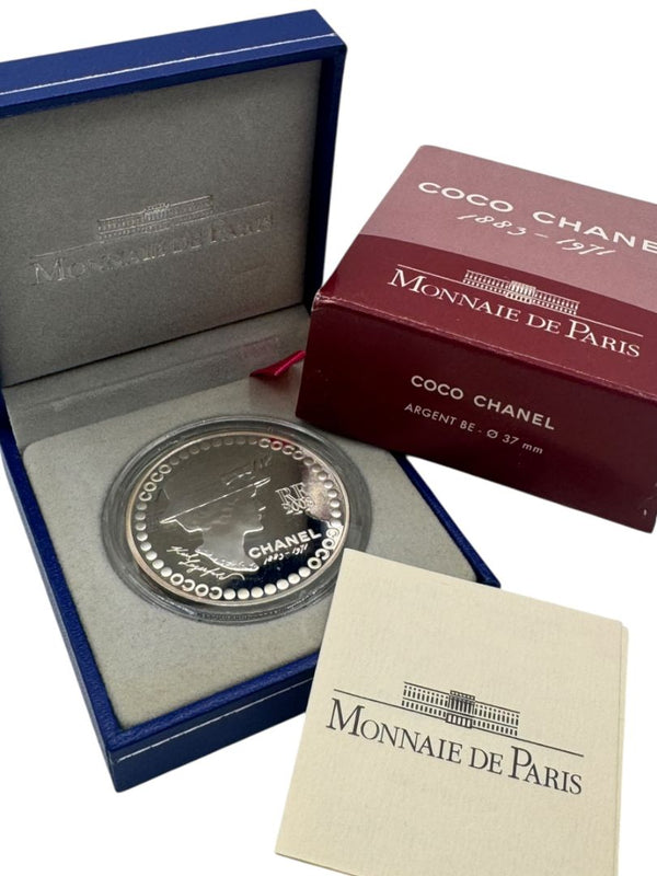 Monnaie de Paris 2008 Coco Chanel 5 Euro Silver Proof Coin – 125th Anniversary