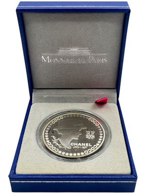 Monnaie de Paris 2008 Coco Chanel 5 Euro Silver Proof Coin – 125th Anniversary