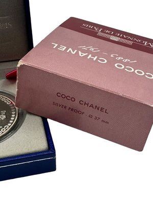 Monnaie de Paris 2008 Coco Chanel 5 Euro Silver Proof Coin – 125th Anniversary