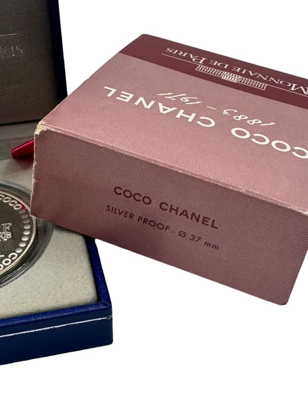 Monnaie de Paris 2008 Coco Chanel 5 Euro Silver Proof Coin – 125th Anniversary