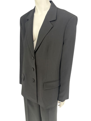 Lafayette 148 New York Black NWT Tailored Pant Suit – Size 14