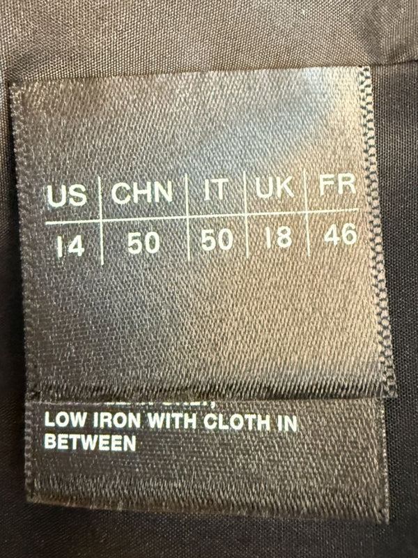 Lafayette 148 New York Black NWT Tailored Pant Suit – Size 14