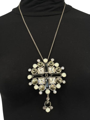 Chanel Fall 2006 Crystal Statement Pendant Necklace – Box Included