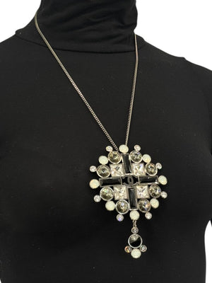 Chanel Fall 2006 Crystal Statement Pendant Necklace – Box Included