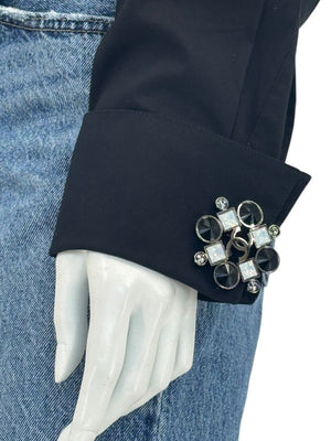 Chanel Fall 2005 Crystal & Resin CC Cufflinks – 2”