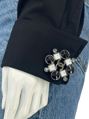 Chanel Fall 2005 Crystal & Resin CC Cufflinks – 2”