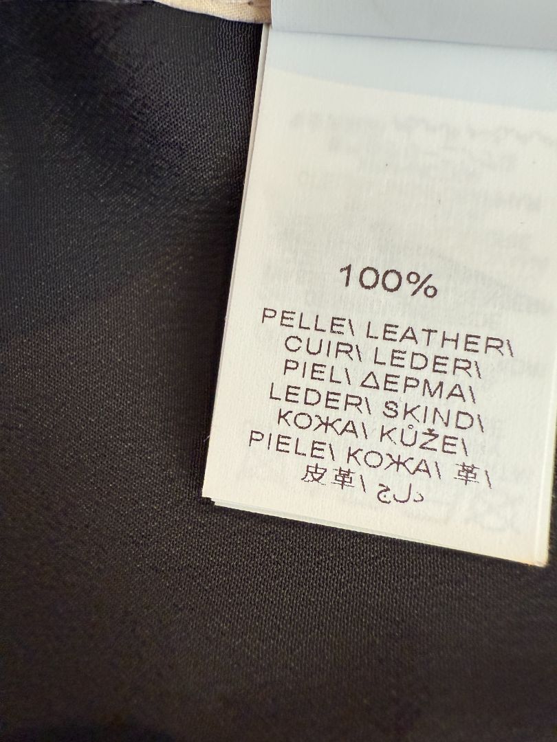 Brunello Cucinelli Chocolate Leather Belted Coat - Size 4