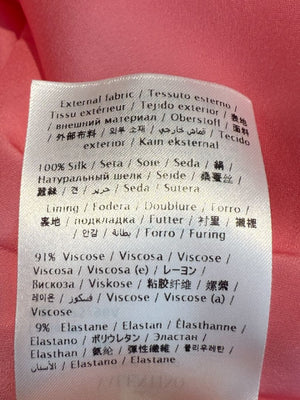 Valentino Ruffle Side Sleeveless Mini with laying collar and side button - Size 12