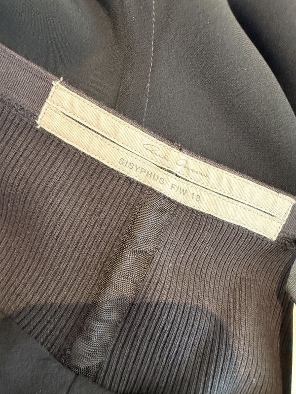 Rick Owens Draped Wool Blend Pants - Size 6