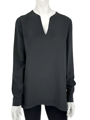 Loro Piana Black Silk Tunic Blouse – Size IT 44 (US 8/Medium)