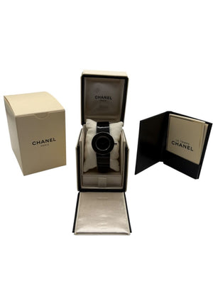 Chanel La Ronde Black Patent Leather Watch H0579 – Stainless Steel – 29mm