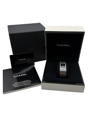 Chanel Matelassé Diamond Bezel Wristwatch