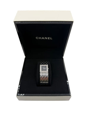 Chanel Matelassé Diamond Bezel Wristwatch