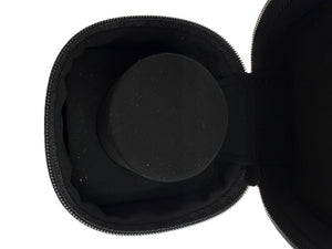 Chanel Black Travel Jewelry & Watch Case – Suede Zip Cube