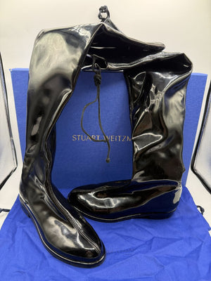 Stuart Weitzman 50/50 Patent Leather Boots – Size 6