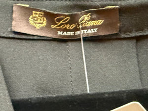 Loro Piana Black Silk Tunic Blouse – Size IT 44 (US 8/Medium)