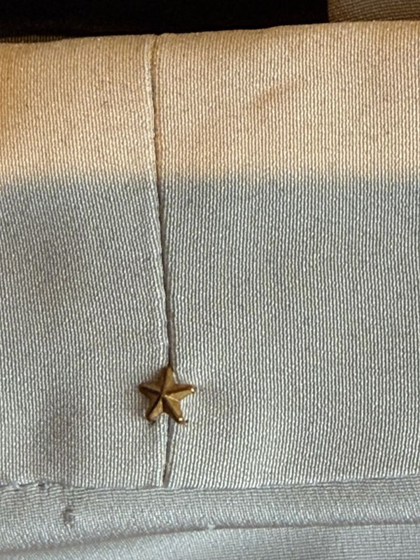 Peter Cohen Gray Silk Convertible Collar Blouse – Size L