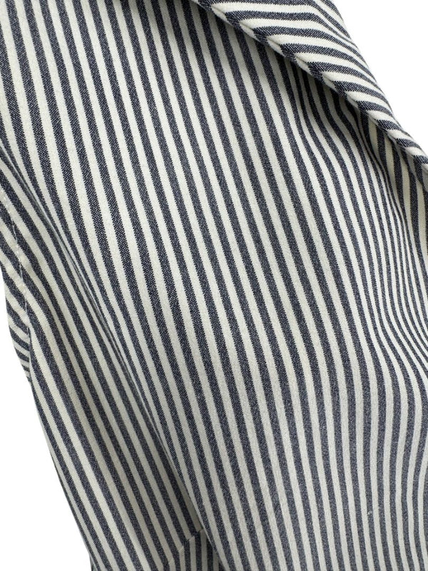Lafayette 148 New York Striped Wrap-Front Sleeveless Top – Size 14
