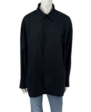 Eskandar Black NWT Slim Cotton Poplin Shirt – Size 3