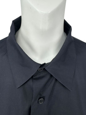 Eskandar Black NWT Slim Cotton Poplin Shirt – Size 3