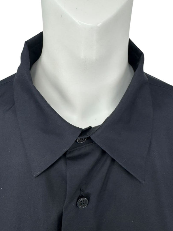 Eskandar Black NWT Slim Cotton Poplin Shirt – Size 3