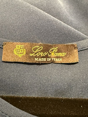 Loro Piana Blue Silk-Blend Lounge Set – Size 46