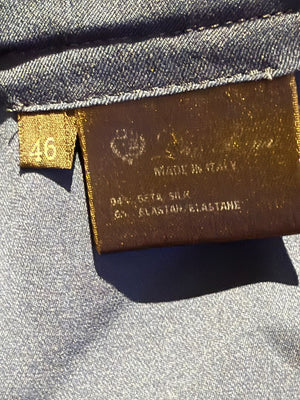 Loro Piana Blue Silk-Blend Lounge Set – Size 46