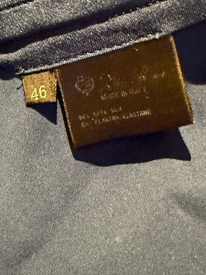 Loro Piana Blue Silk-Blend Lounge Set – Size 46