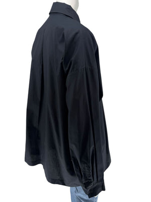 Eskandar Black NWT Slim Cotton Poplin Shirt – Size 3